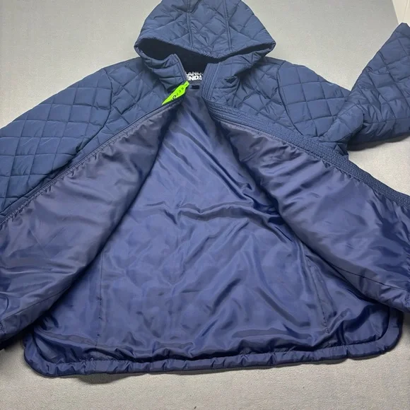NWT Lands End Feather Free Insulated Jacket Size Womens 3XL Navy Blue Full Zip - Picture 7 of 9
